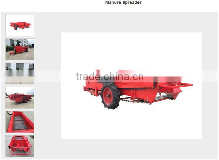 2015 new Trailed fertilizer spreader with farm tractor/granular fertilizer spreading machine/manure spreader