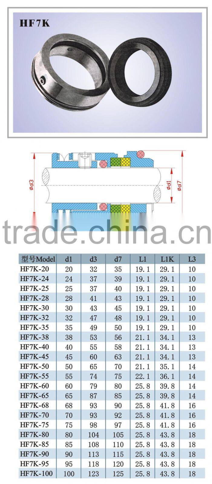 Type 80 John Crane Mechanical Pump Seal