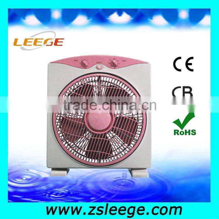 KYT30-9 china factory hot selling 5 PP blade cheap 12 " timer electric box fan