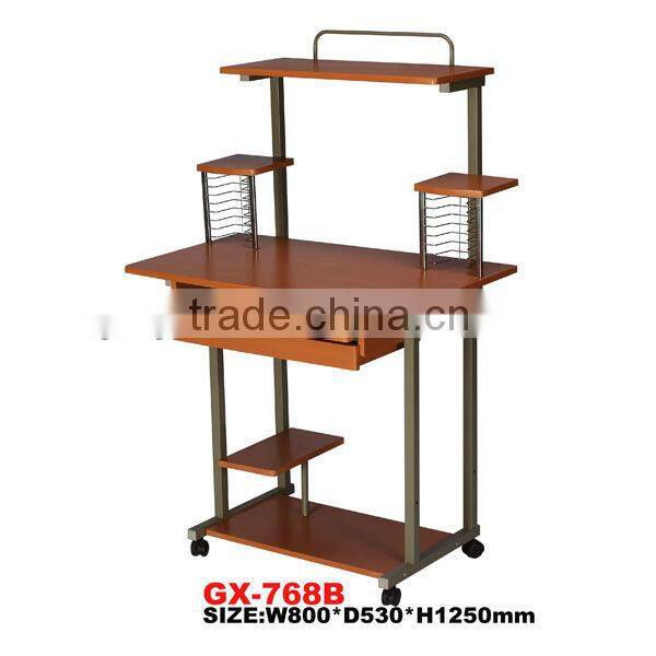 GX-700BA white or black color small computer table