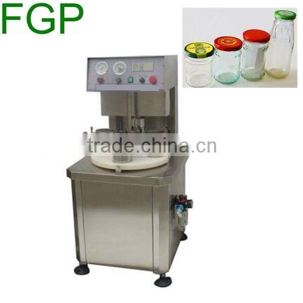 Semi-automatic rotary twist off cap vacuum capping machine vaccum capper sealer machine