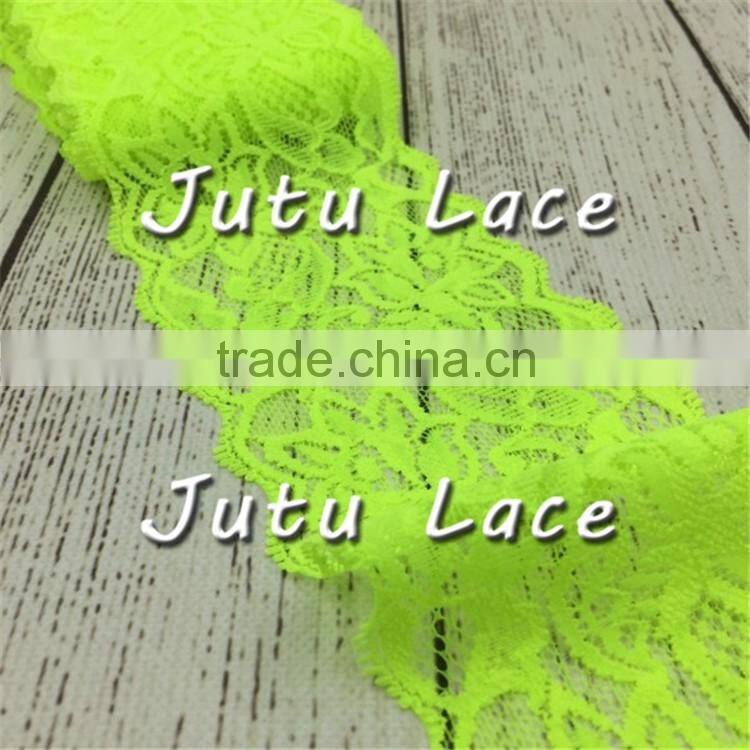 10yds a bag elastic lace fabric on sale, high quality heavy lace fashion tulle lace