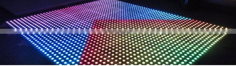 nightclubs party dj IP65 8*8 pixels Interactive led portable dance floor