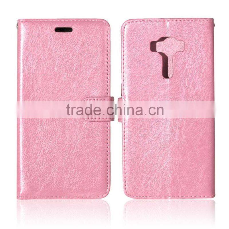 Cell Phone PU Leather Flip Card-slot Case for ASUS ZenFone ZD552KL