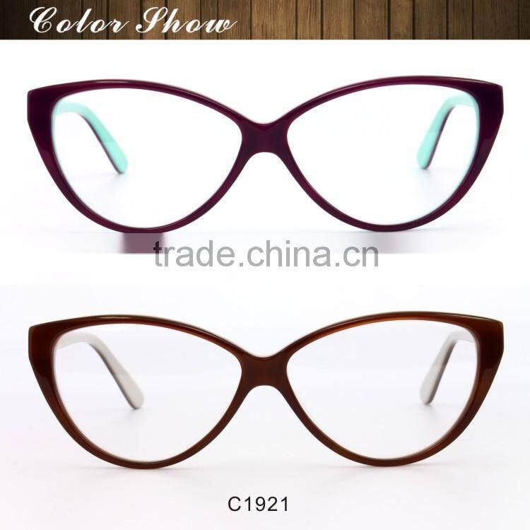 Purple Cat Eye Acetate New Model Optical Frame