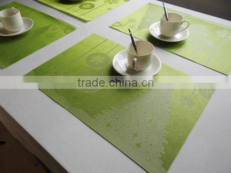 2016 hot sale pvc placemat