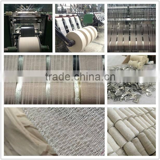 Nature White Crepe Bandages with red line