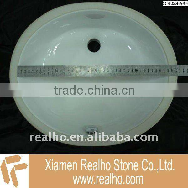 undermount porcelain sink