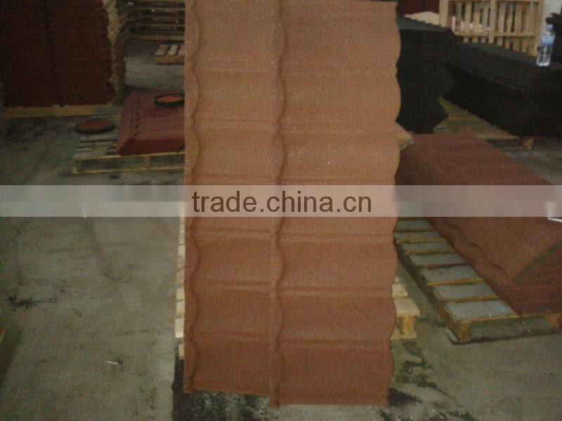 New Building Material / Stone Coated Metal Roof Tile Sheet