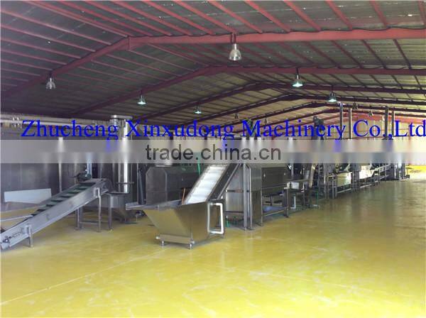 XDL-8500 industrial automatic continuous fryer/frying machine with CE certifcate