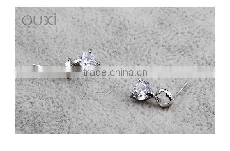 2015 New arrival wholesale crystal ball earrings Made With Crystal Y20264