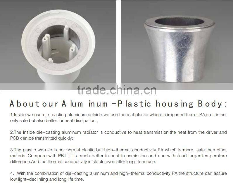 2016 hot sale JDR COB 5w 6w 7W 85-265V led light bulb