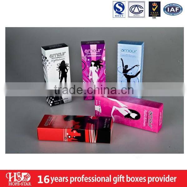 Fast delivery fancy perfume box packag, beautiful cosmetic paper box for packaging