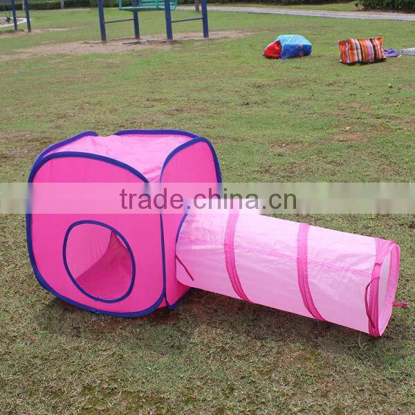 Two-piece pet tent,tunnel mixed pet tent