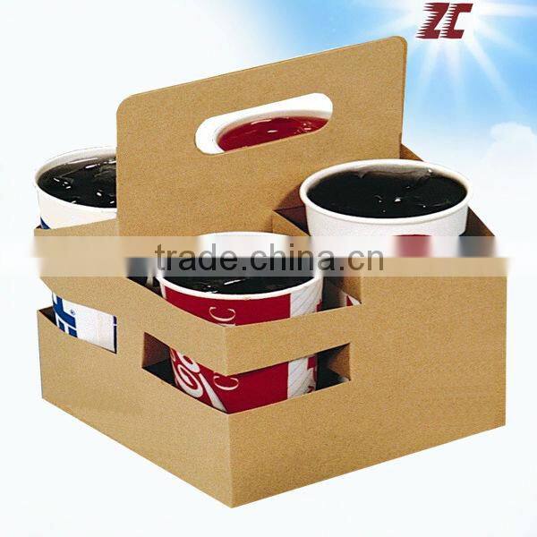 Factory Direct Sale Take Away Kraft Paper beer carrier