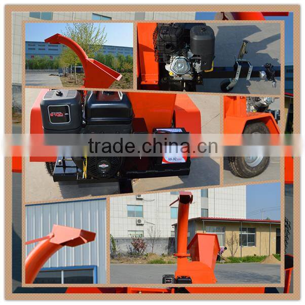 Gasoline engine Mobile wood chipper