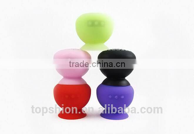 Super Bass Portable Wireless Bluetooth Speaker With Sucker, Silicone Mini Bluetooth Speaker