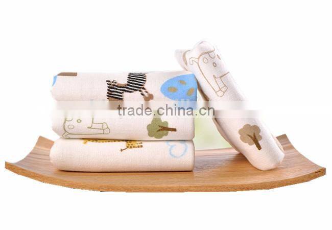 Muslin and Terry Combined Printed Baby Bamboo Towel