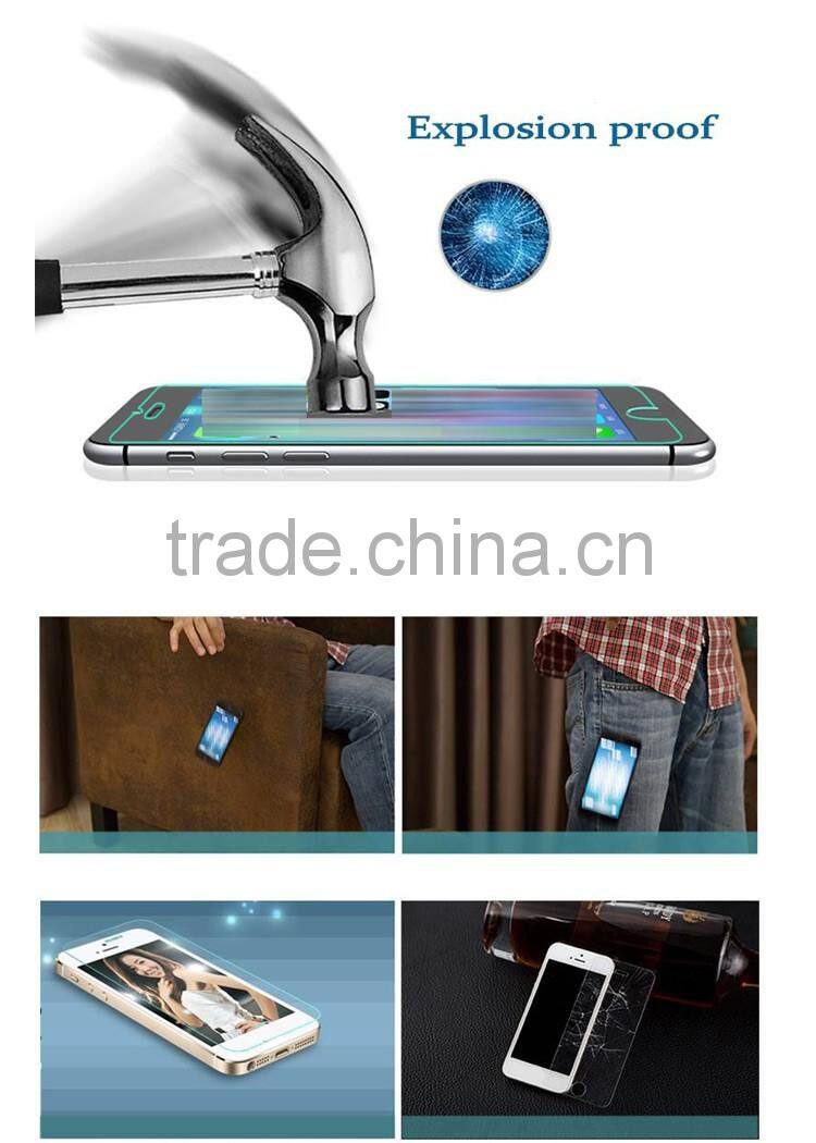 Alibaba China wholesale price custom packaging 9H 3d tempered glass screen protector for iphone 7