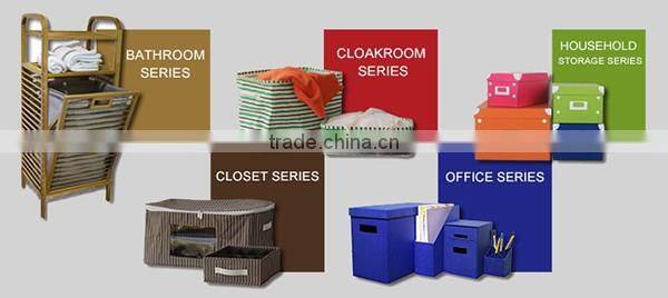 Collapsible Storage Box Cardboard Stationery Paper Chest Toys Metal Button Boxes
