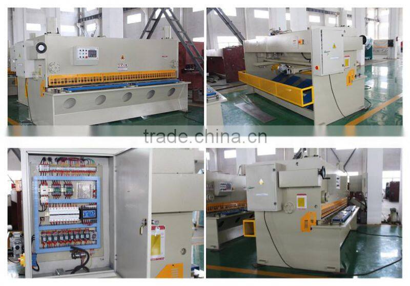 Hydraulic cutting 6mm thickness guillotine shearing machine