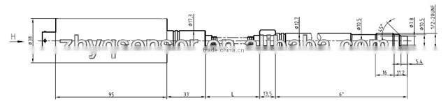 auto zero flexible melt pressure transducer with 4-20mA output