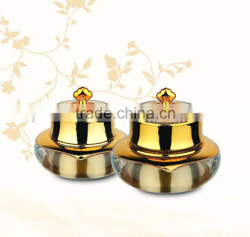 Royal cosmetic plastic cream jar