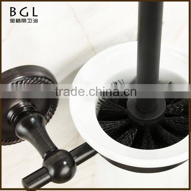 16050 American style wholesale high quality toilet brush holder zinc alloy bathroom accessories set