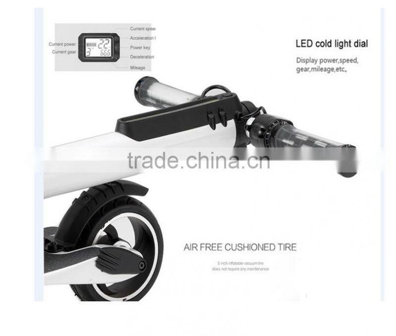 carbon fiber folding electric scooter with li-ion battery only 6.5kgs CE