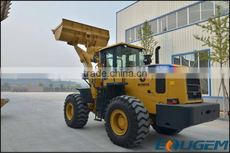 GEM-650 5Ton ZL50 wheel loader CUMMINS A/C joystick loader