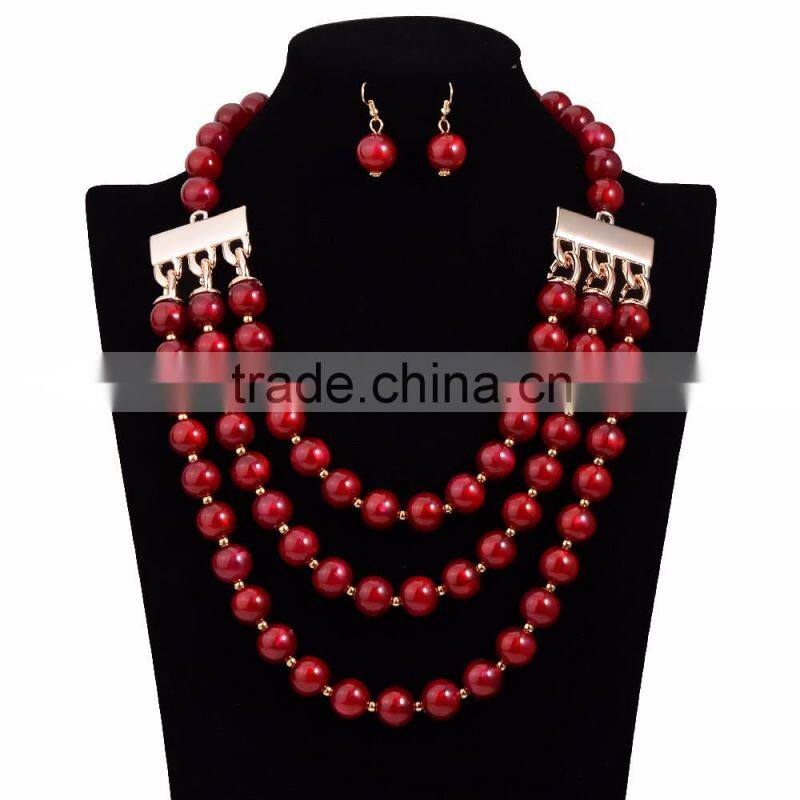 Beautiful fashionl necklace jewelry latest design beads necklace factory wholesale