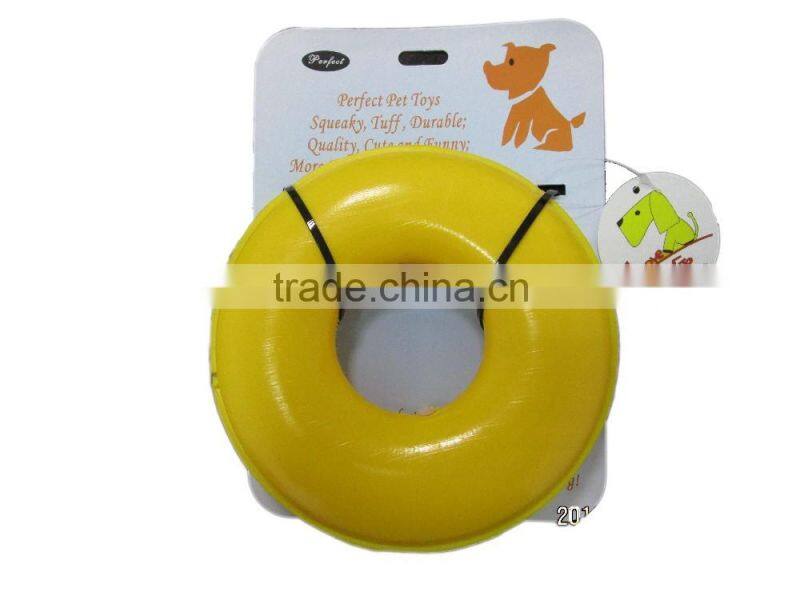 Bone shaped PVA dog toy, Professional training squeaky pet toys