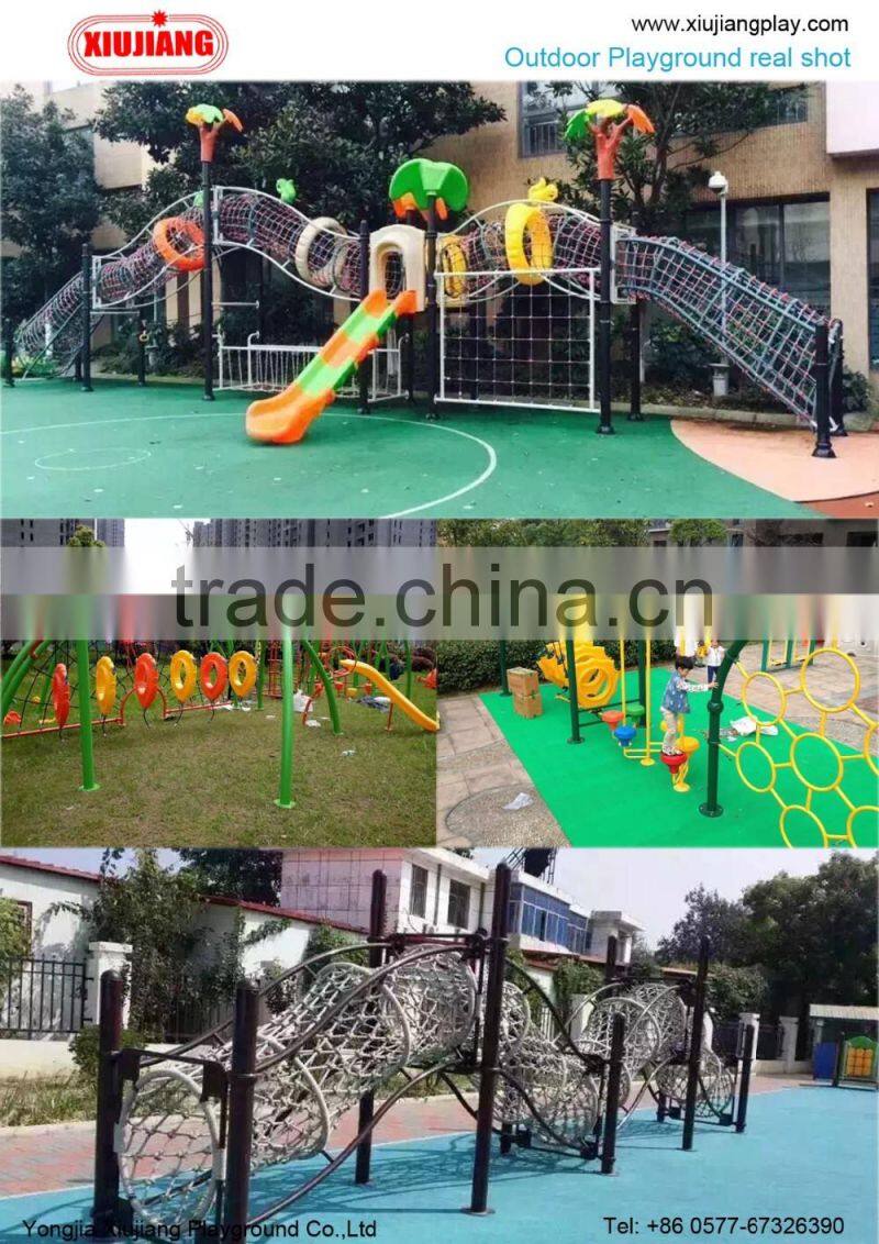 Adventure ropes courses kids climbing frame for Outdoor Playground