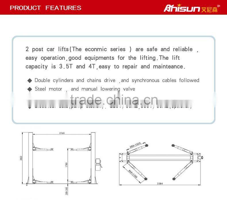 auto garage equipment lifts for cars prices 4000kg