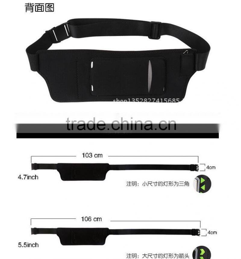 2016 Hot Selling LED Reflective Waist Bag(WST16-006)