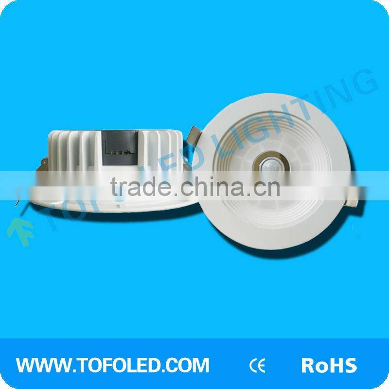 220V Pure white pir sensor emergency led light