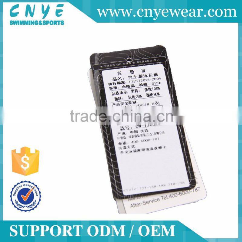 CNYE hot! mens swimwear fabric super chlorine swim pants long male swimming pants