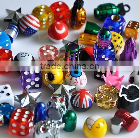 Customized skull antitheft air caps / antitheft valve caps for cars and motorcycle