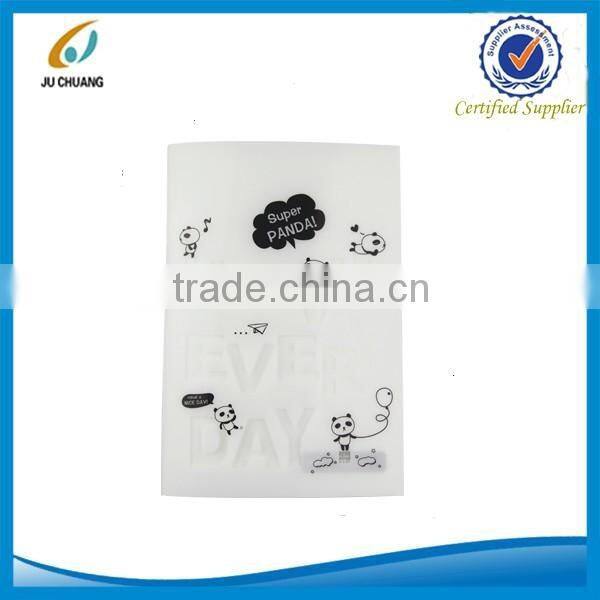 A5 hot selling pp cover school stapled binding custom notebook