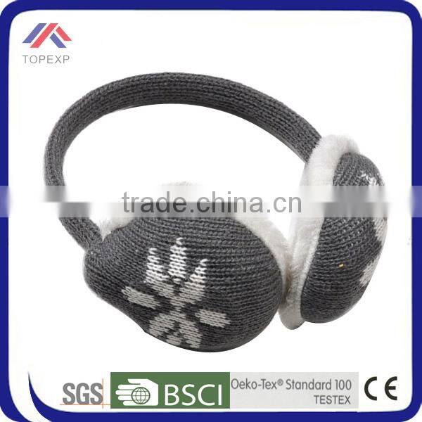 winter warm knitting lion style winter earmuffs