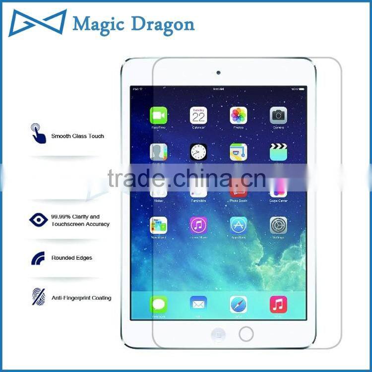 2015 Hot Items Products for iPad 2,3,4 High Quality Premium Real Tempered Glass Screen Protector