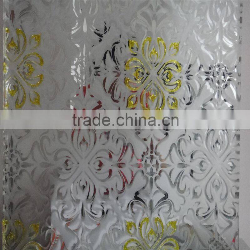 decorative glass , art glass, acid etched glass , design glass ,titanium glass, pattern glass, mirror glass shahe glass