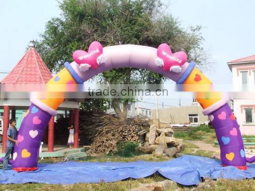 lilytoys 2015 CE certificated durable inflatable arch for sale