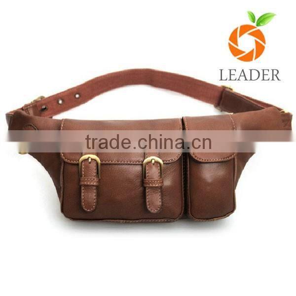 The great popular leather belt bags the shoulder strap waist bag sport chest bags