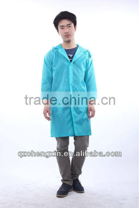 waterproof adult PVC raincoat