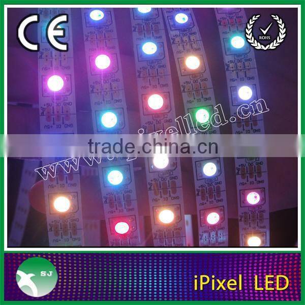 Digital led strip rgb ws2812b DC 5V SMD 5050 144 led pixel strip