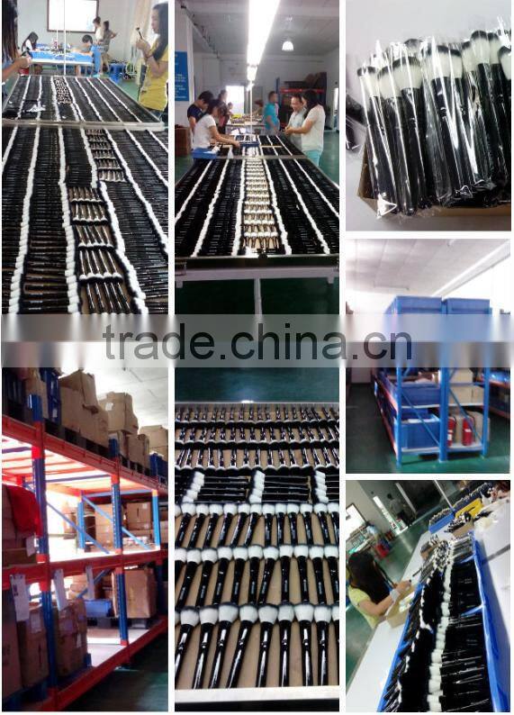 High quality Synthetic makeup brushes, Custom made makeup brushes, Dispensing powder brush