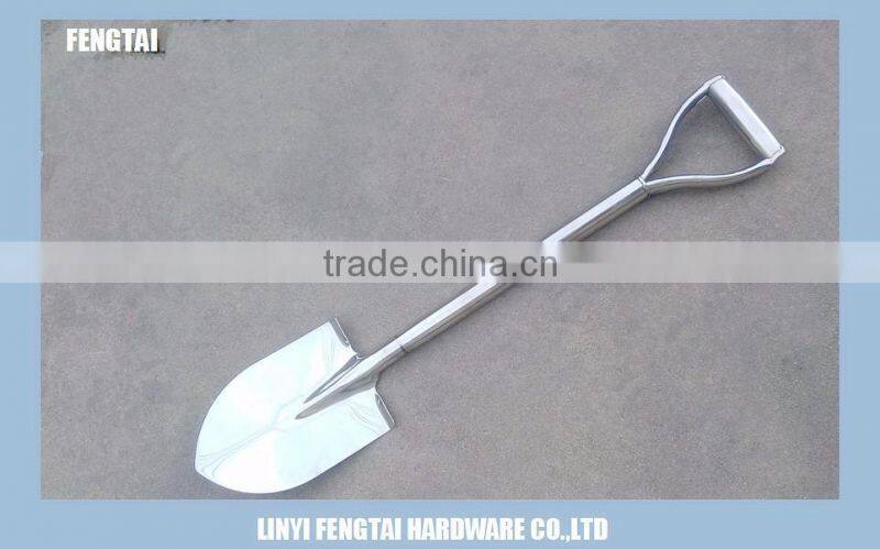 Japanese Farm Tool Round Stainless Steel Shovel
