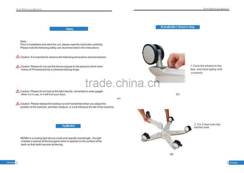 blue red purple led light teeth whitening