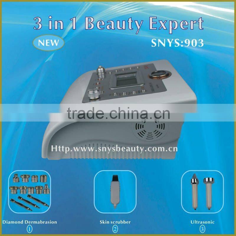 3 in 1 Microdermabrasion +Skin scrubber+Ultrasonic (SNYS-903)